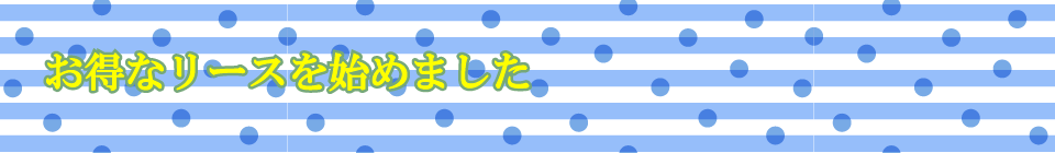 格安！　１日６６円から始められる防犯カメラ  